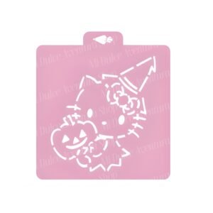 Acuarela Kitty calabaza