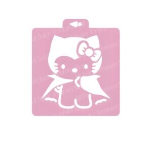 Acuarela Kitty vampiro