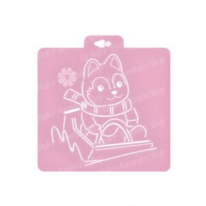 Stencil PYO Acuarela Ternurin lobo