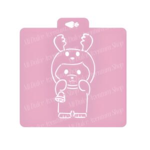 Stencil PYO Acuarela Ternurin reno 2