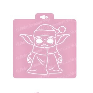 Stencil PYO Acuarela baby Yoda gorro