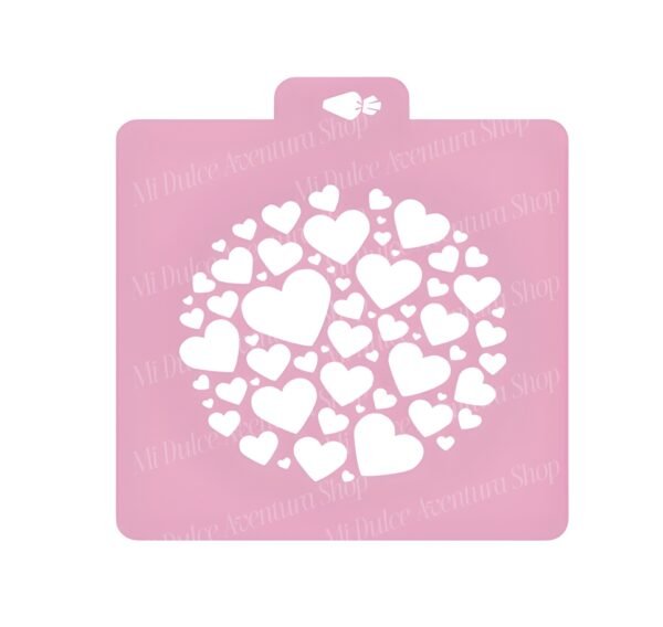 Círculo corazones