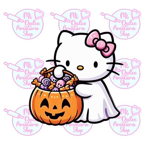 Kitty con dulces