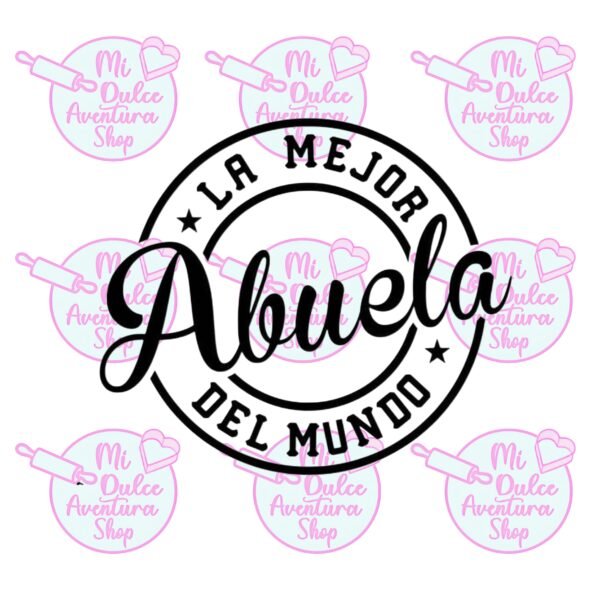 Cortador galletas La mejor abuela del mundo
