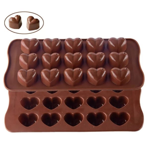Molde corazones 3 cm