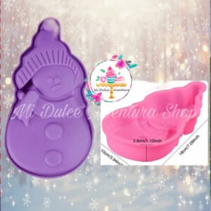Molde muñeco de nieve 15 cm