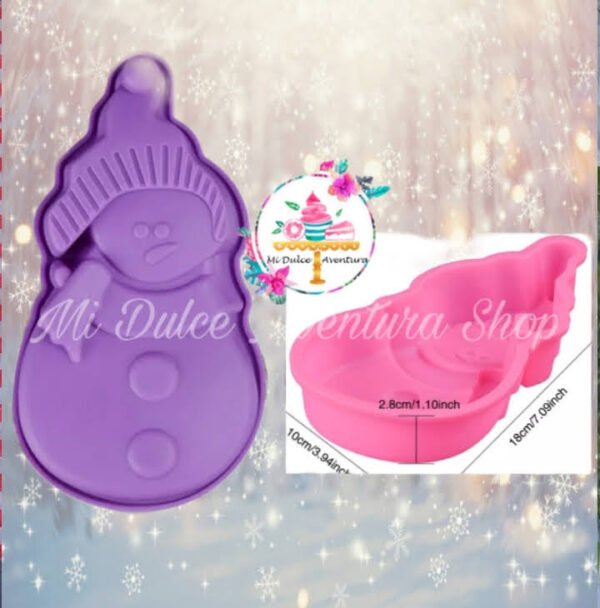 Molde muñeco de nieve 15 cm