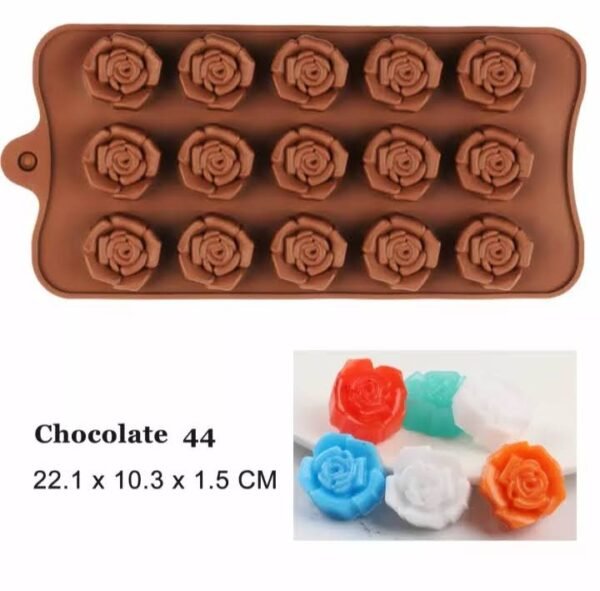 Molde rosas 4 cm