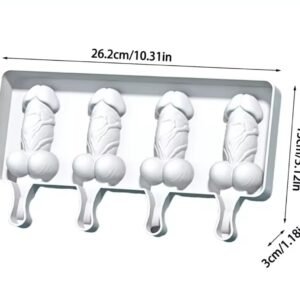 Molde silicón paleta penes