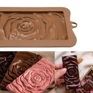 Molde tablilla chocolate rosa