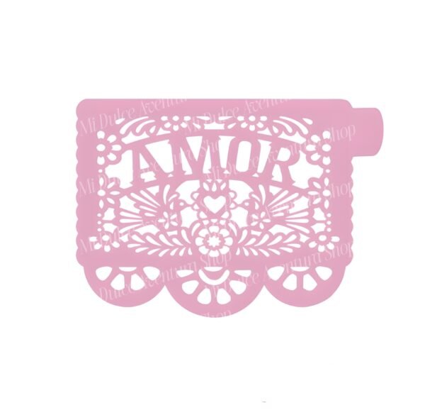 Papel picado amor