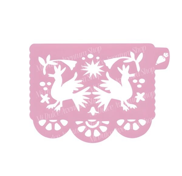 Papel picado gallos
