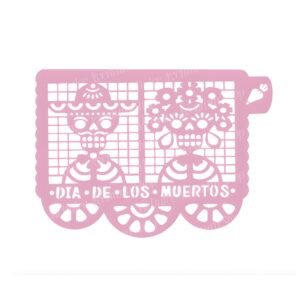 Papel picado pareja catrines