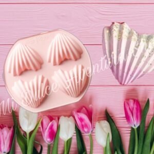 Molde Conchitas Corazon