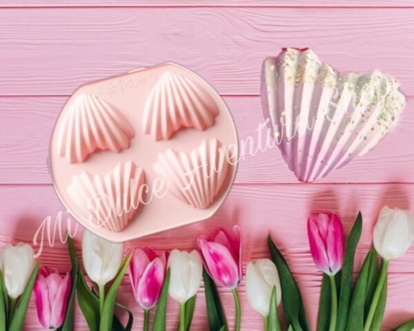 Molde Conchitas Corazon