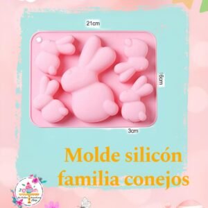 Molde famila conejos