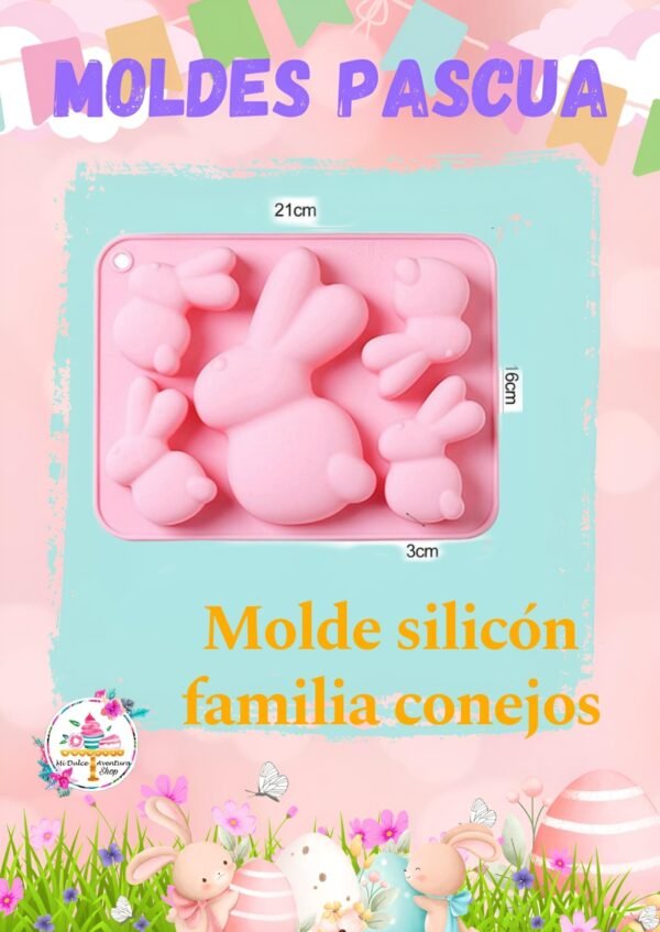 Molde famila conejos