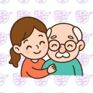 Cortador Galletas Abuelo con Nieta