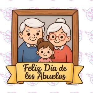 Cortador Galletas Retrato Abuelos