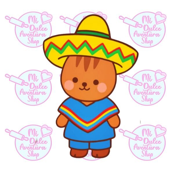 Cortador de Galletas Ternurin Tigrito Mexicano