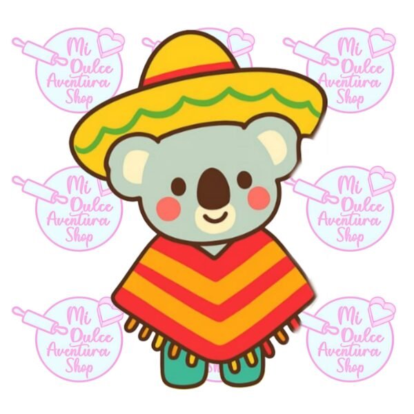Cortador de Galletas Ternurin Koala Sombrero