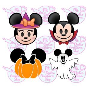 Cortadores de Galletas Set Mickey