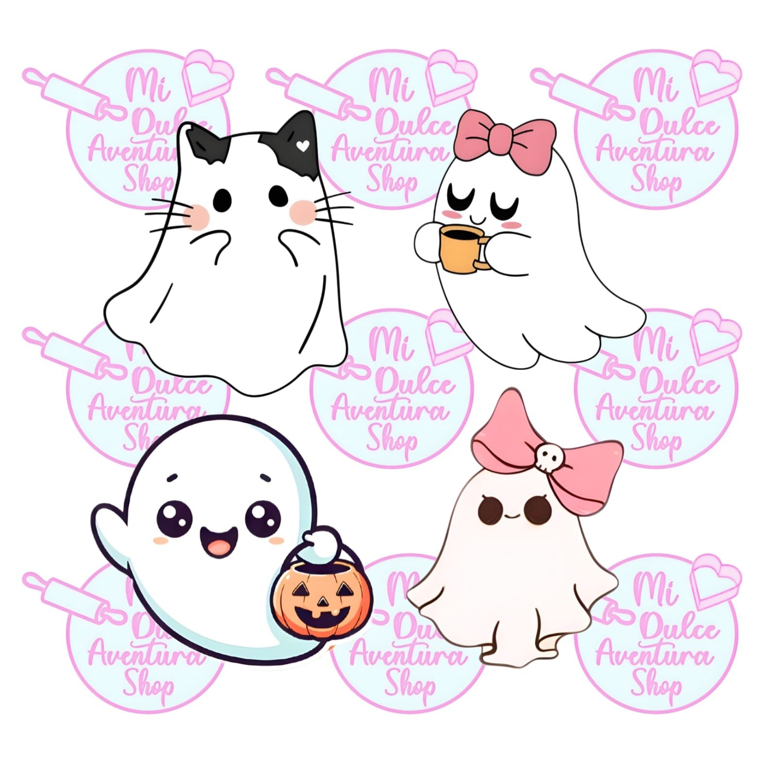 Cortadores de Galletas Set Fantasmas