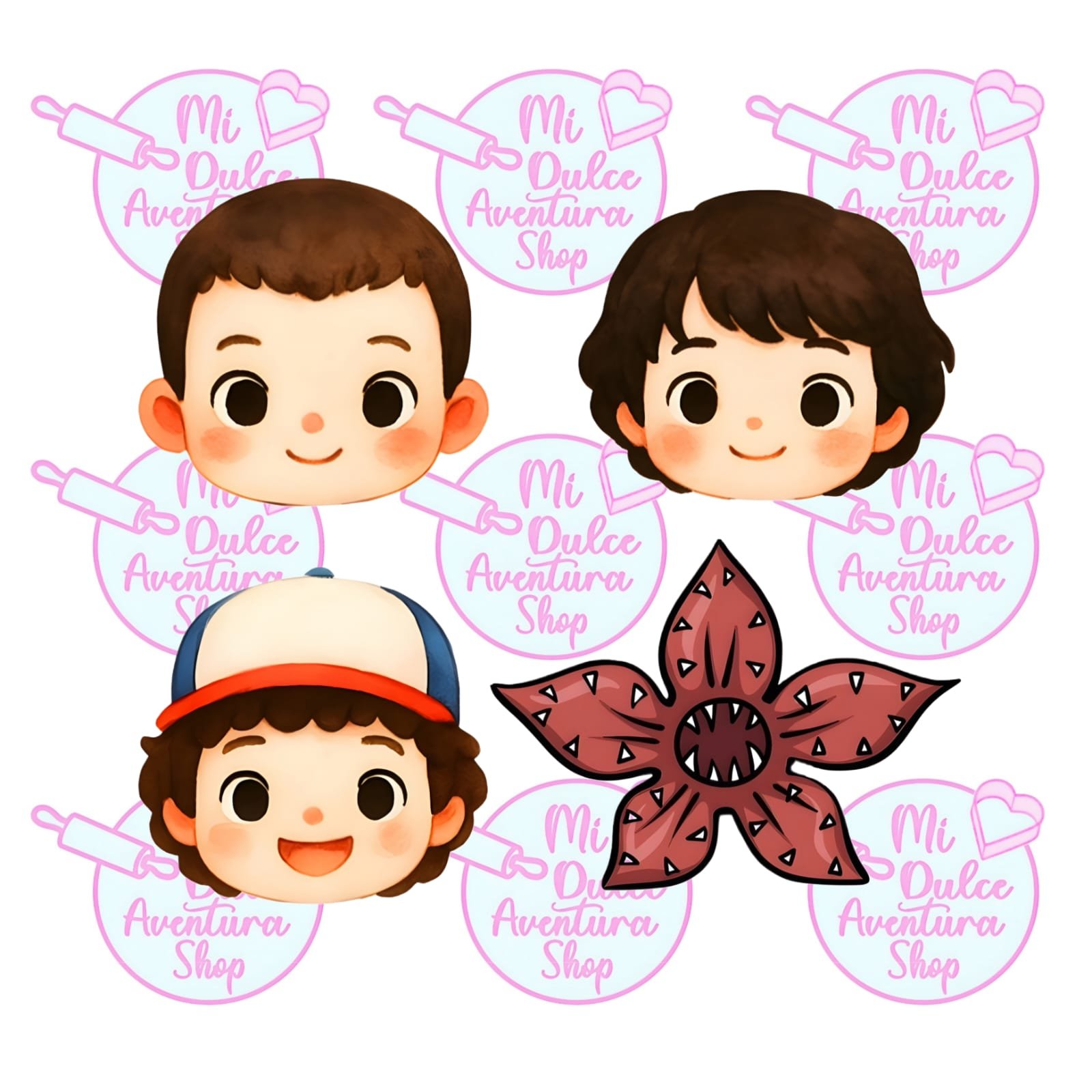 Cortadores de Galletas Set Stranger Things