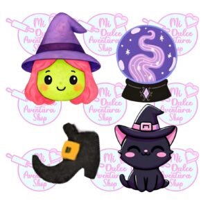 Cortadores de Galletas Set Bruja