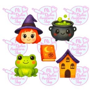 Cortadores de Galletas Set Hechizos