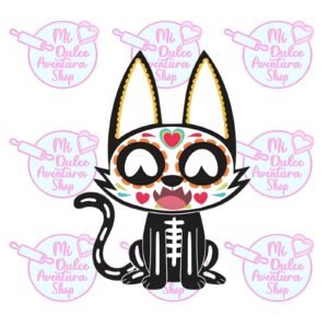 Cortador Galletas  Gatito Calavera