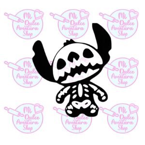 Cortador Galletas Stitch Esqueleto