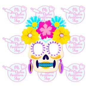 Cortador Galletas Calaverita con Tocado