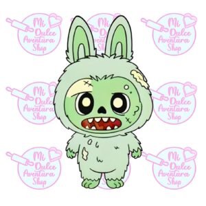 Cortador Galletas Labubu Zombie