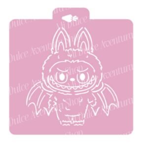 Stencil Acuarela Labubu Muercielago