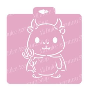 Stencil Acuarela Capibara Diablito