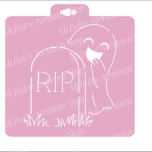 Stencil Acuarela Fantasma Tumba