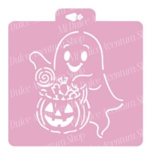 Stencil Acuarela Fantasma Dulces