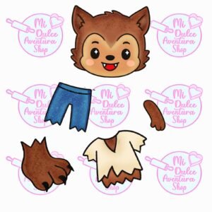 Cortador Galletas Armable Set 5 pz Lobito