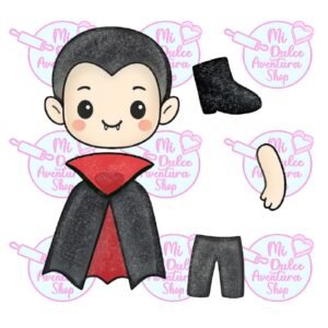 Cortador Galletas Set 5 pz Vampiro