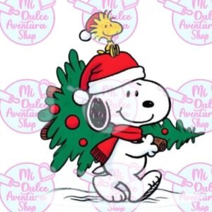 Cortador de Galletas Snoppy con Arbol