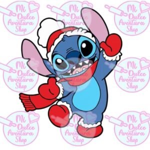 Cortador de Galletas Stitch Invierno