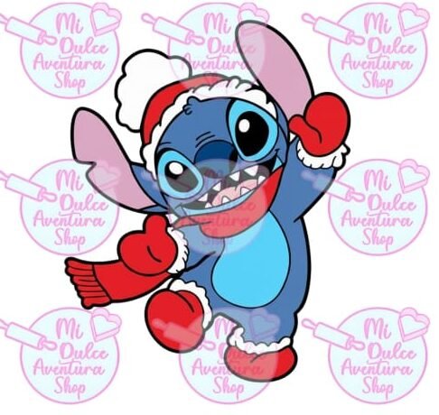 Cortador de Galletas Stitch Invierno