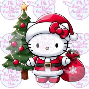 Cortador de Galletas Kitty Santa