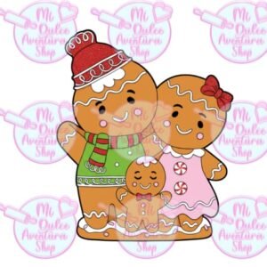 Cortador de Galletas Familia Jengibres