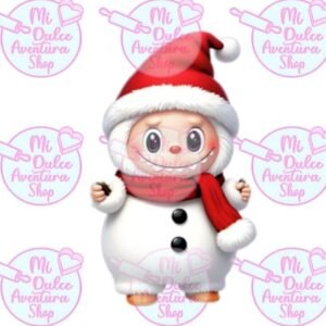 Cortador de Galletas Labubu Snowman