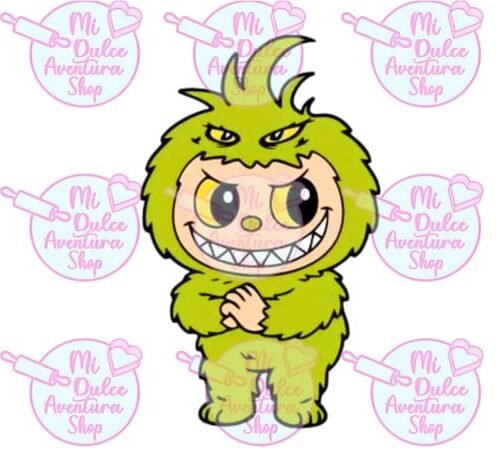 Cortador de Galletas Labubu Grinch