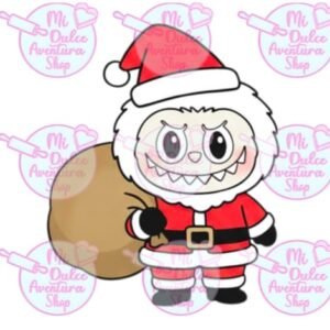 Cortador de Galletas Labubu Santa Claus