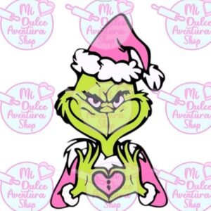Cortador de Galletas Grinch Corazón
