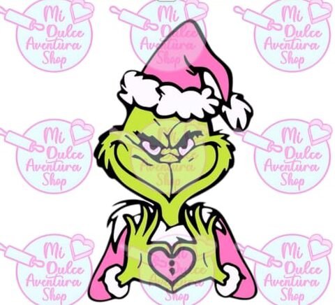Cortador de Galletas Grinch Corazón